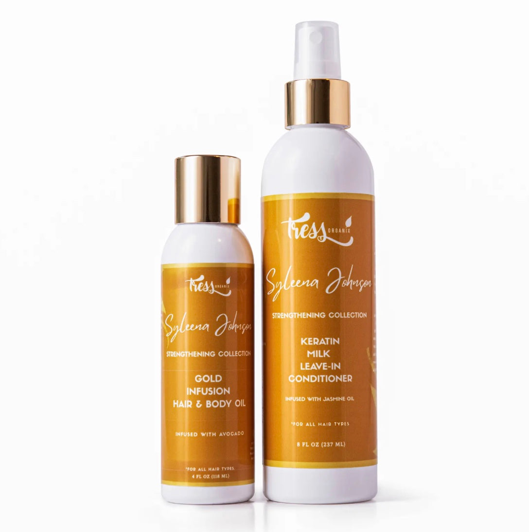 Gold Infusion oil & Keratin Leave in Conditioner